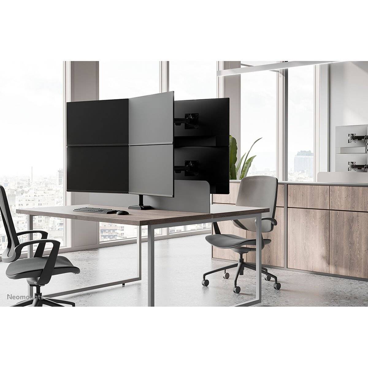 Soporte de Mesa para Pantalla Neomounts DS60-600BL2-2 10" 32" 3