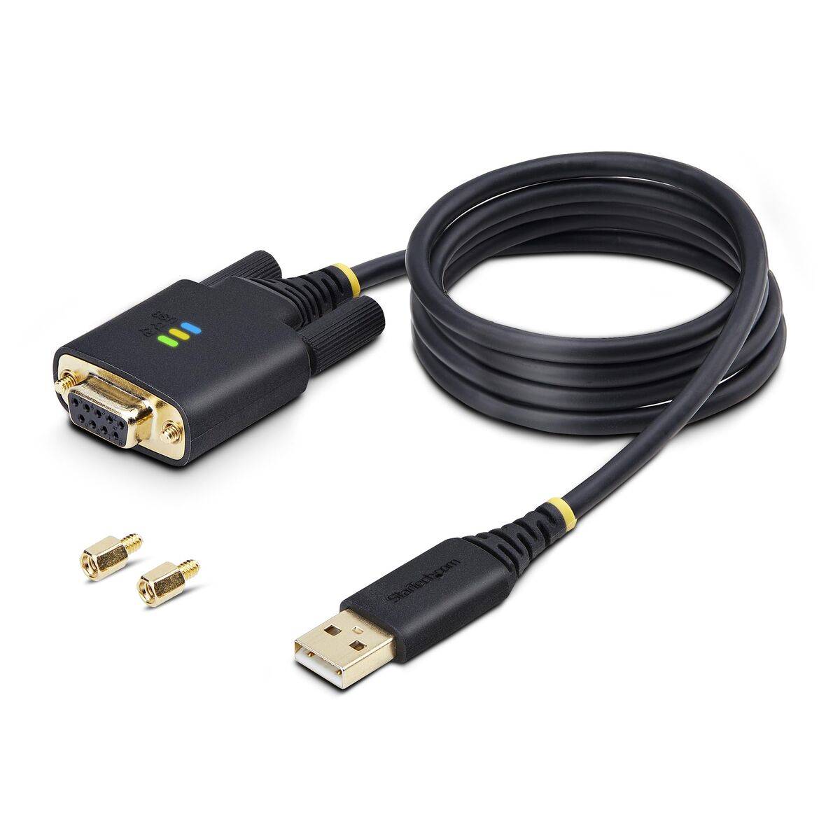 Cable USB Startech 1P3FFCNB-USB-SERIAL Negro 1 m 2