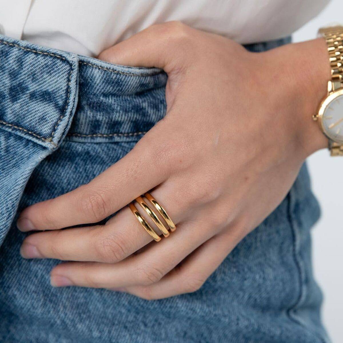 Anillo Mujer One Jewels OJLR02G-7 Dorado 7 4