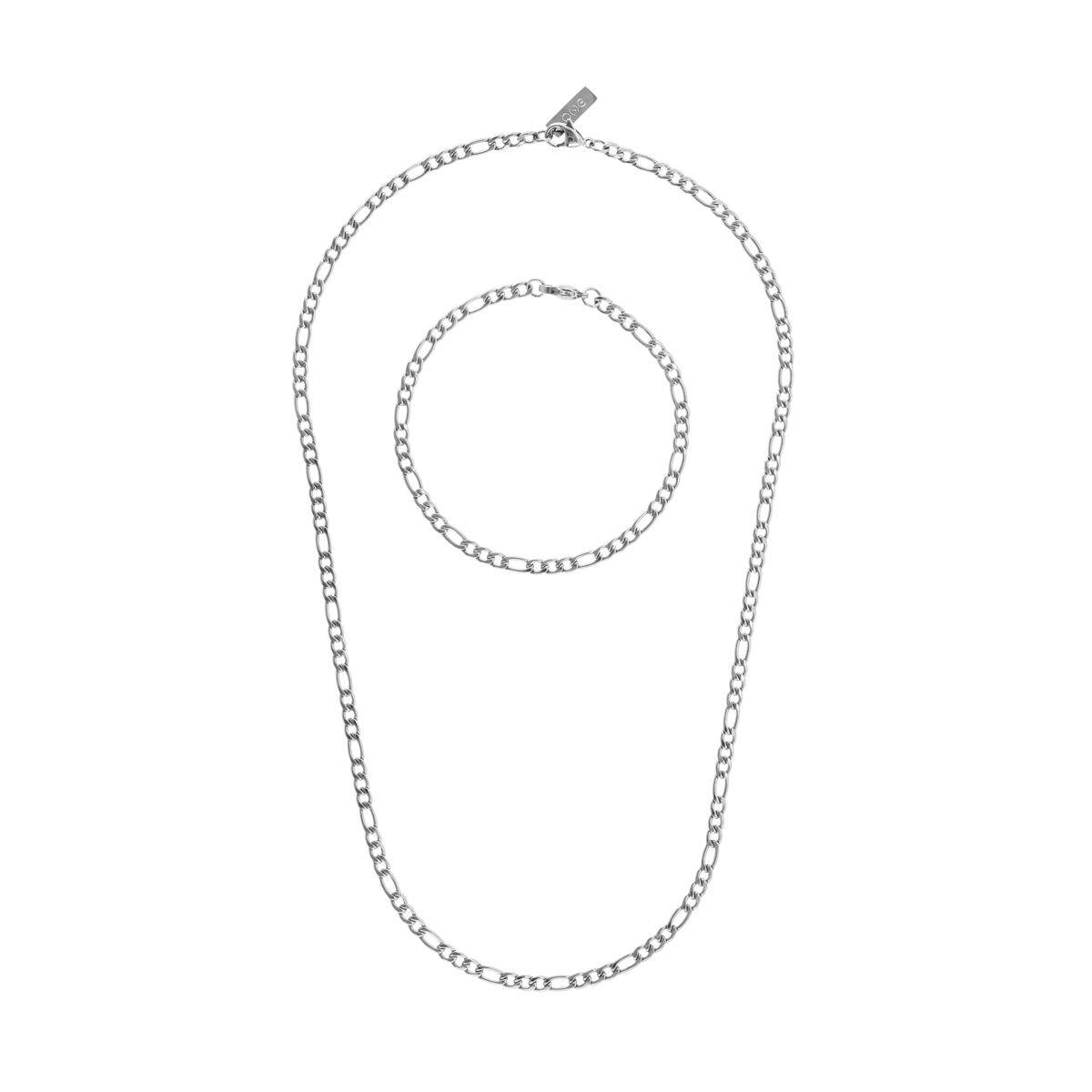 Conjunto de collar y pulsera One Jewels OAMN4203SS Plateado 1