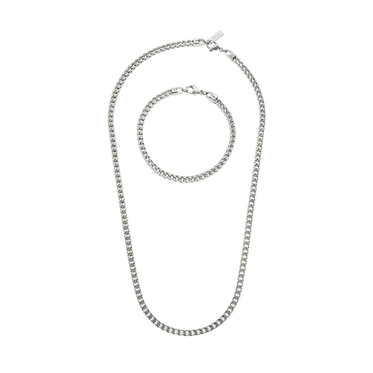 Conjunto de collar y pulsera One Jewels OAMN4103SS Plateado 1