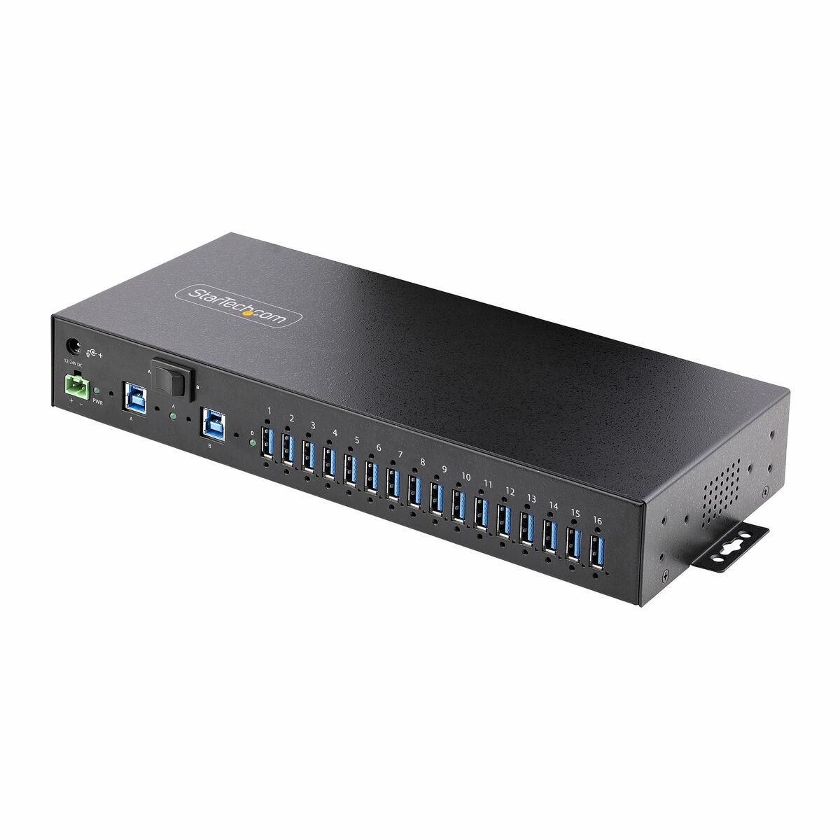 Hub USB 7 Puertos Startech S5G16AINDS-USB-A-HUB Negro