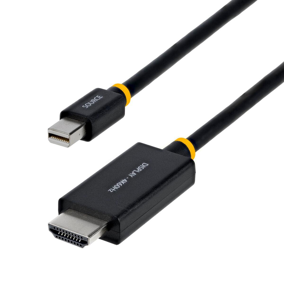Cable HDMI Startech 2M-MDP-HDMI2-4K60 Negro