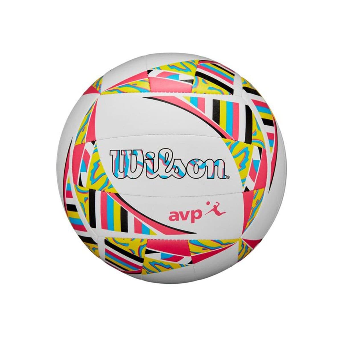 Balón de Voley Playa Wilson Avp Movement Vb New Amarillo Blanco Rose TPU