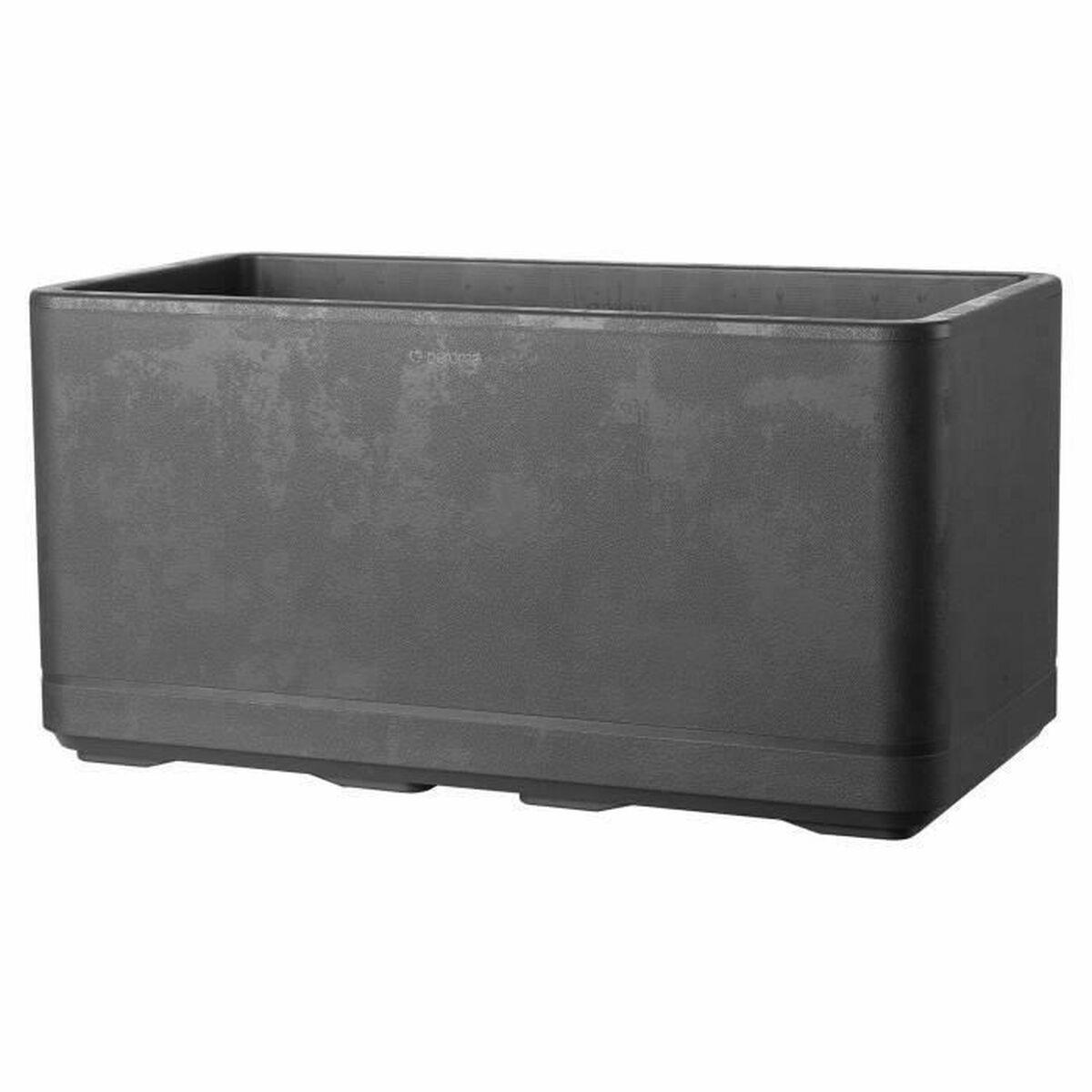 Jardinera Autorriego Deroma Antracita 78 x 38 x 39 cm Plástico Rectangular