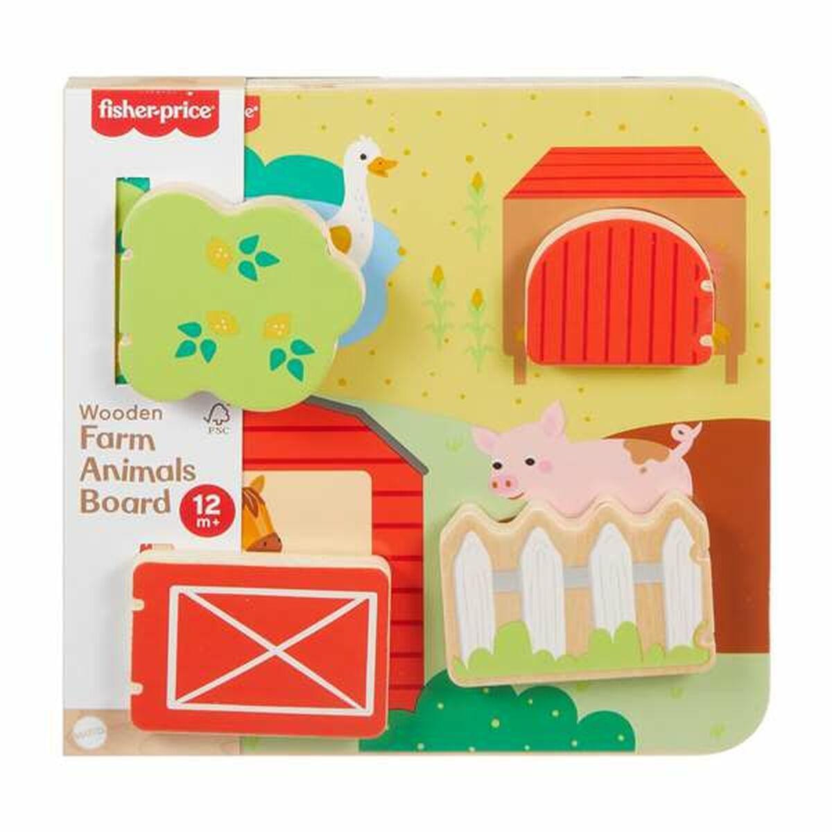 Juguete de bebé Mattel 20 x 20 x 1,91 cm Animales