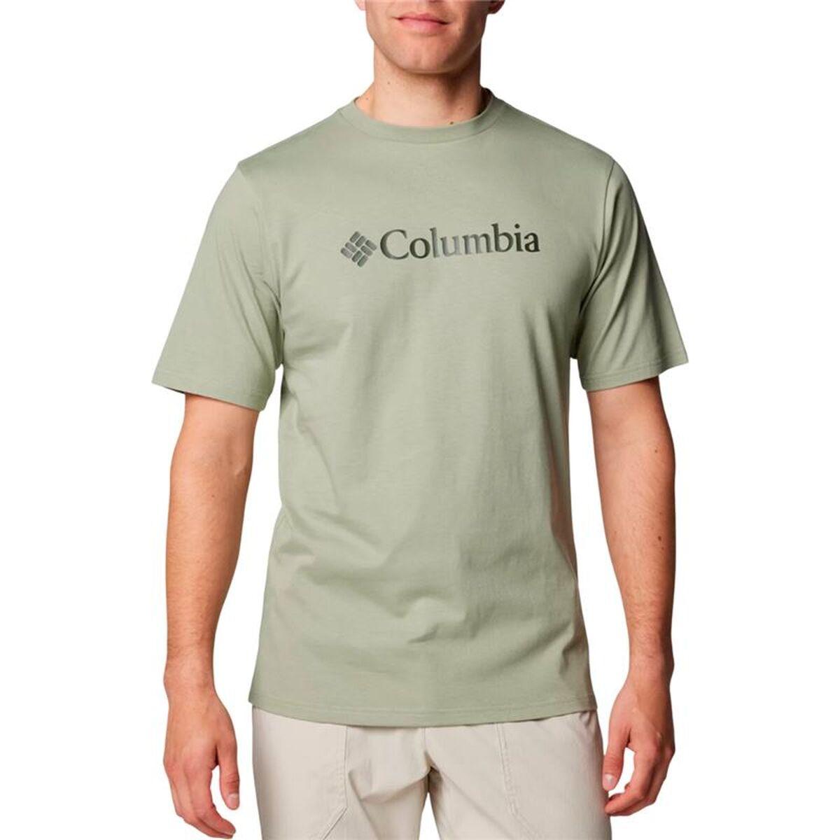 Camiseta de Manga Corta Hombre Columbia Csc Basic Logo Verde