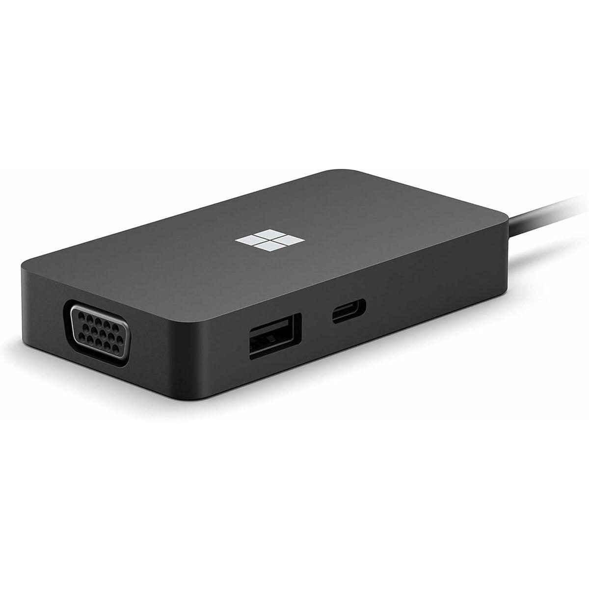 Hub USB Microsoft 161-00003 Negro