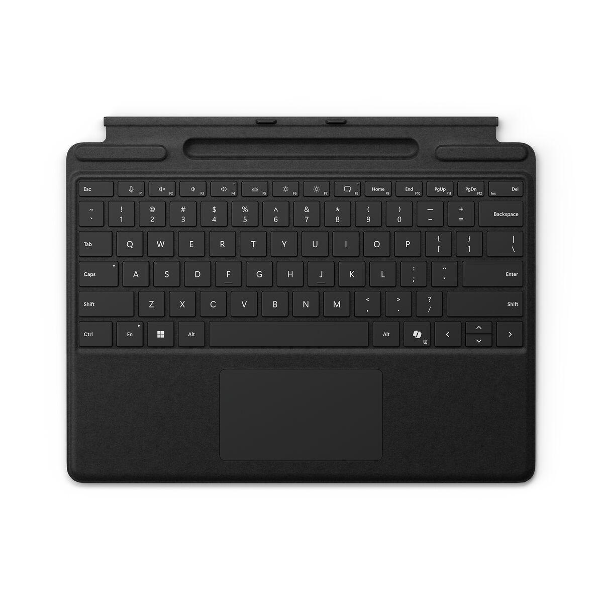Teclado Microsoft 8XB-00148 Qwerty Español Negro Italiano