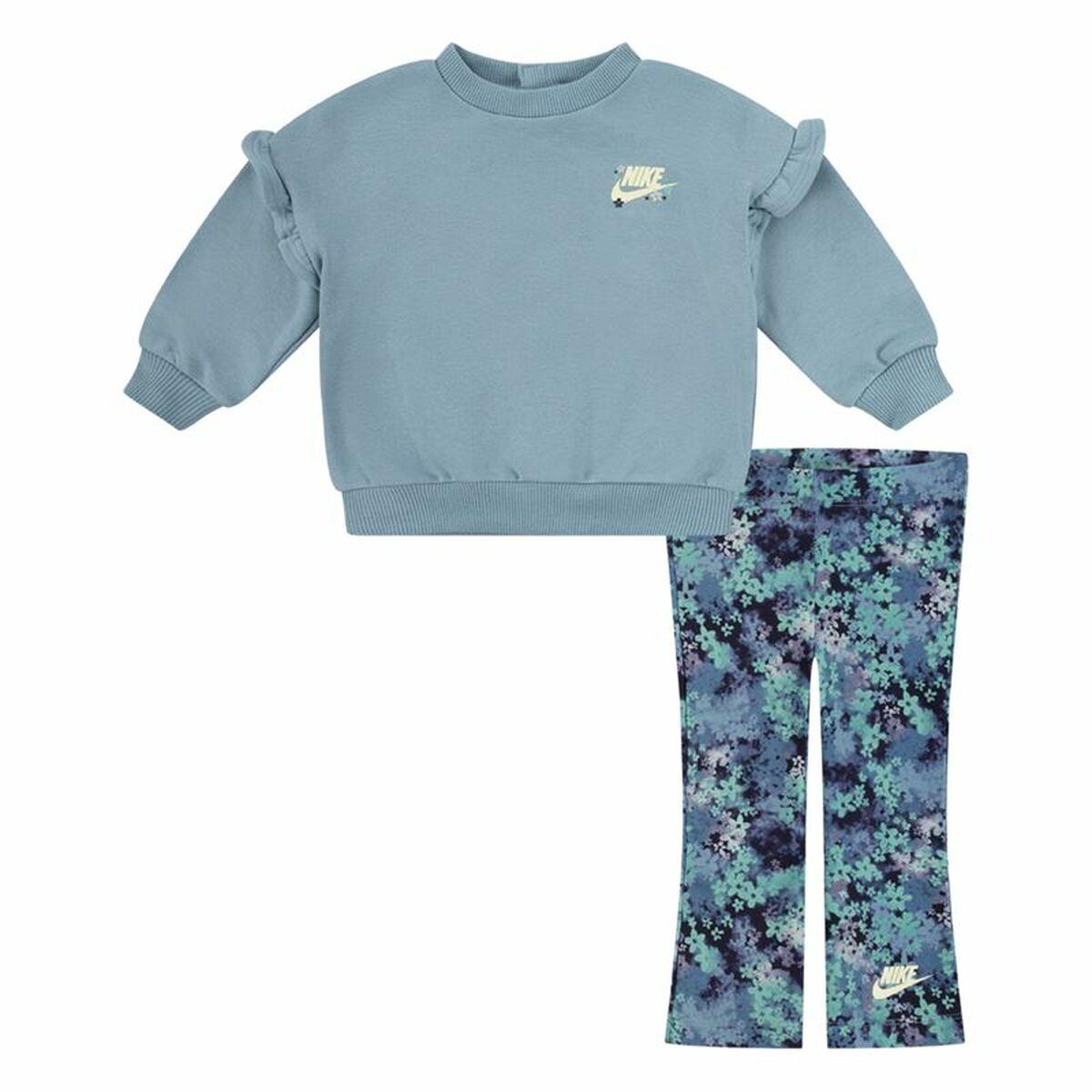 Conjunto Deportivo para Niños Nike Fresh Cut Dolman Ruffle Azul