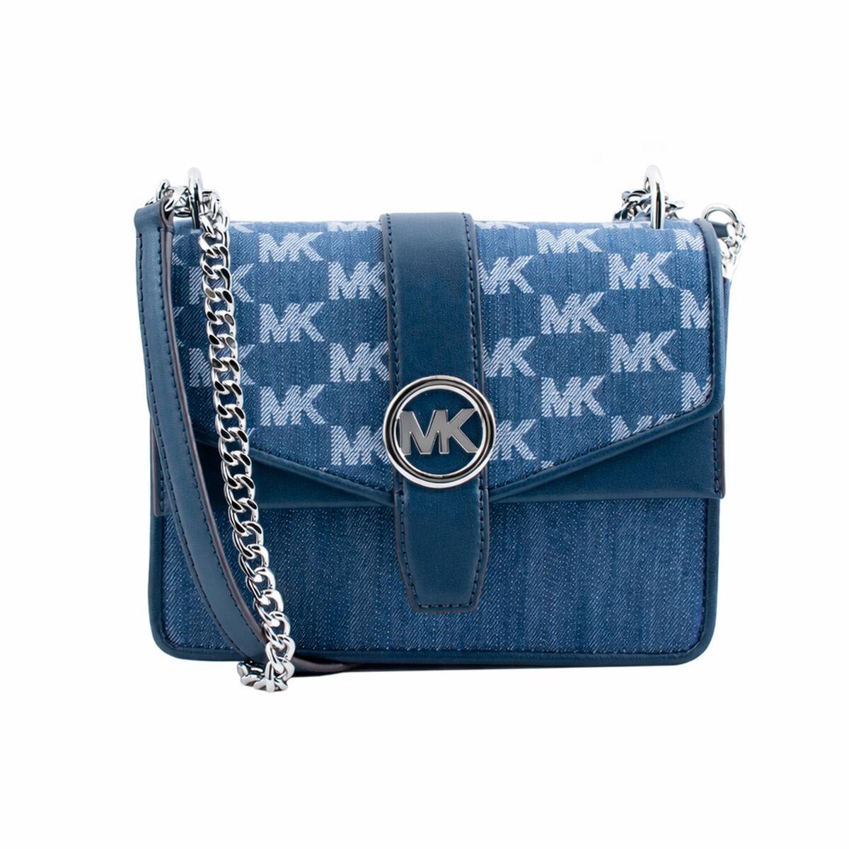 Bolso Bandolera Michael Kors GREENWICH Azul 21 x 15 x 8 cm