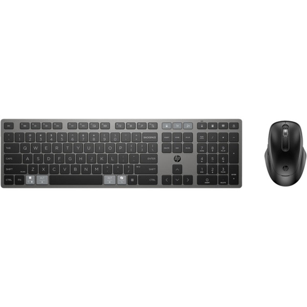 Teclado y Ratón HP 9T5A9AA#ABE Negro Qwerty Español Español