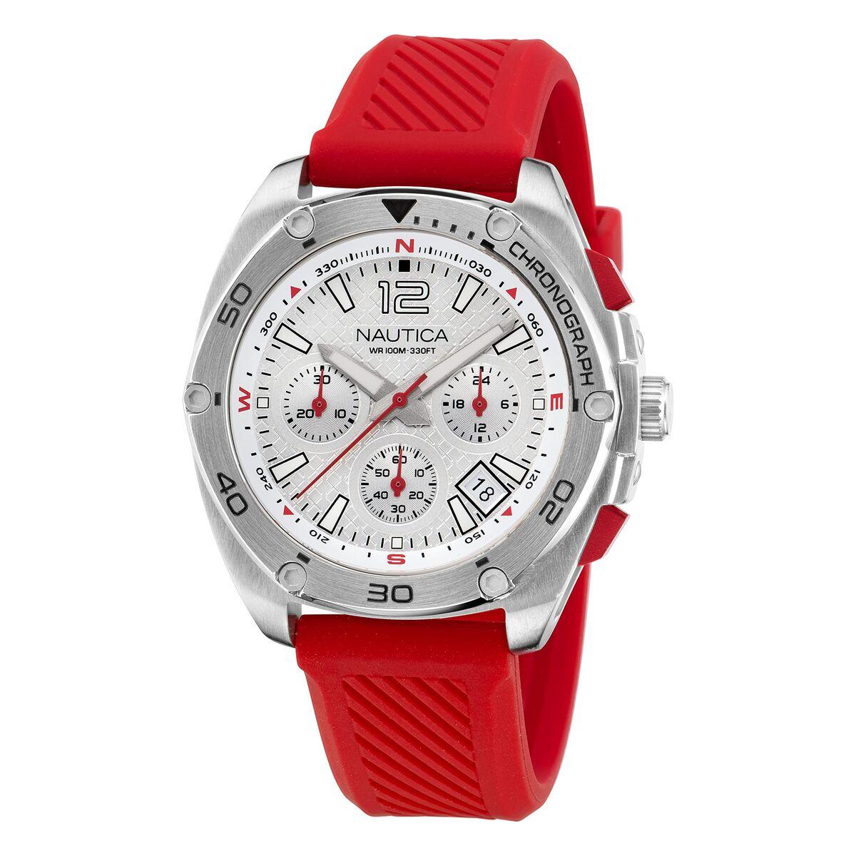 Reloj Hombre Nautica Plateado (Ø 44 mm)