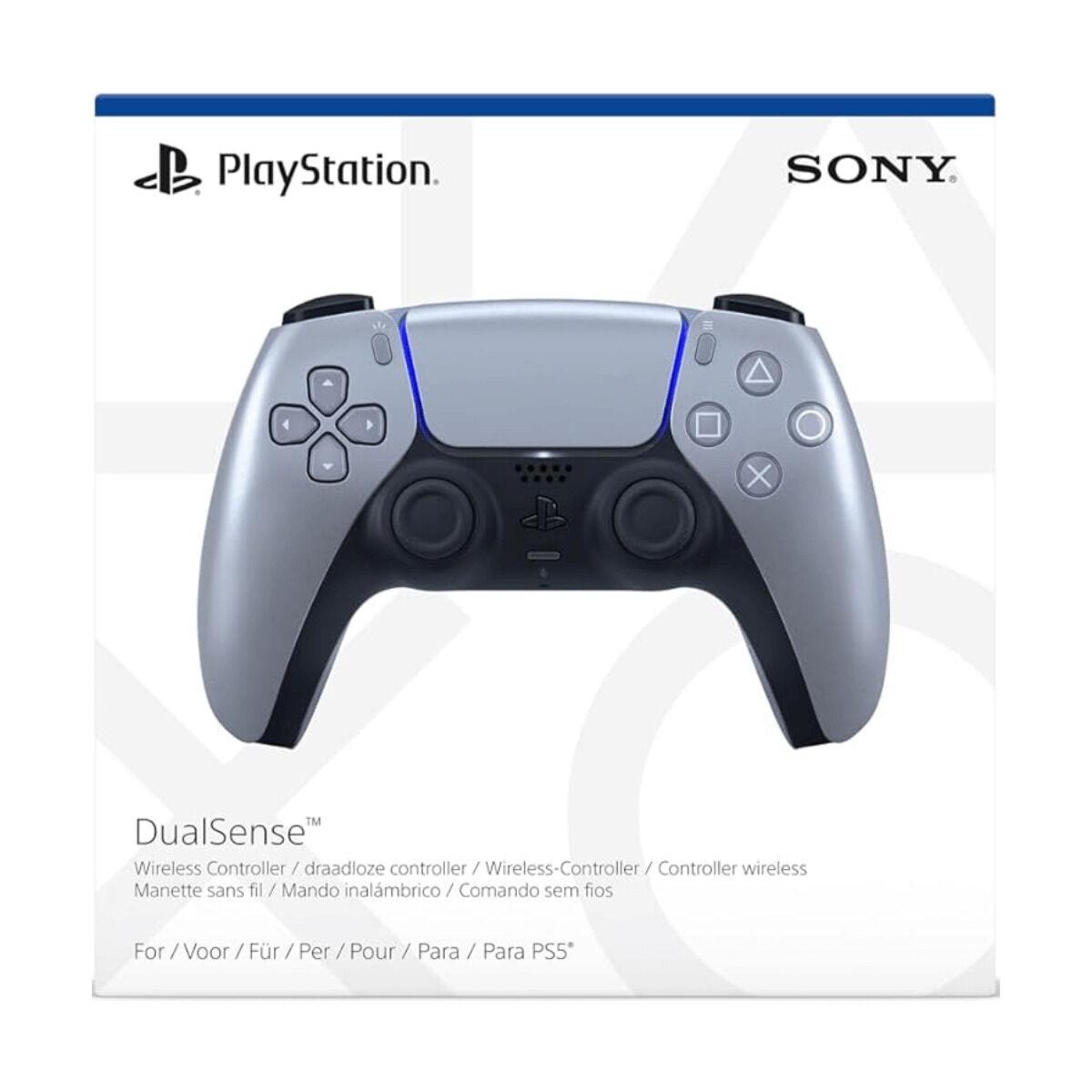 Mando PS5 DualSense Sony gamepad Plateado