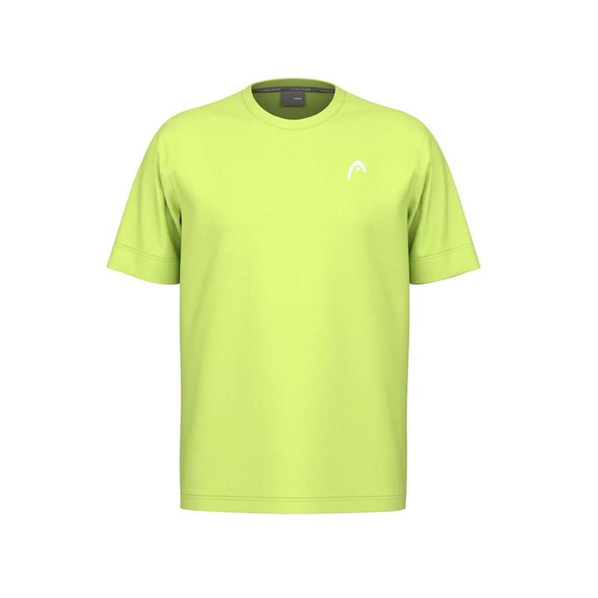Camiseta de Manga Corta Hombre Head Slice II Verde limón Pádel