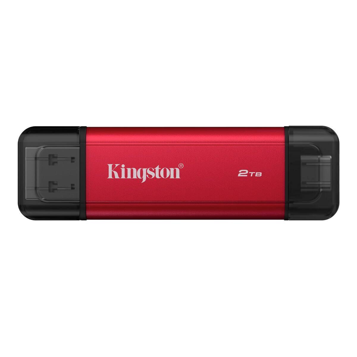 Disco Duro Externo Kingston SPSD/2TB Negro Rojo
