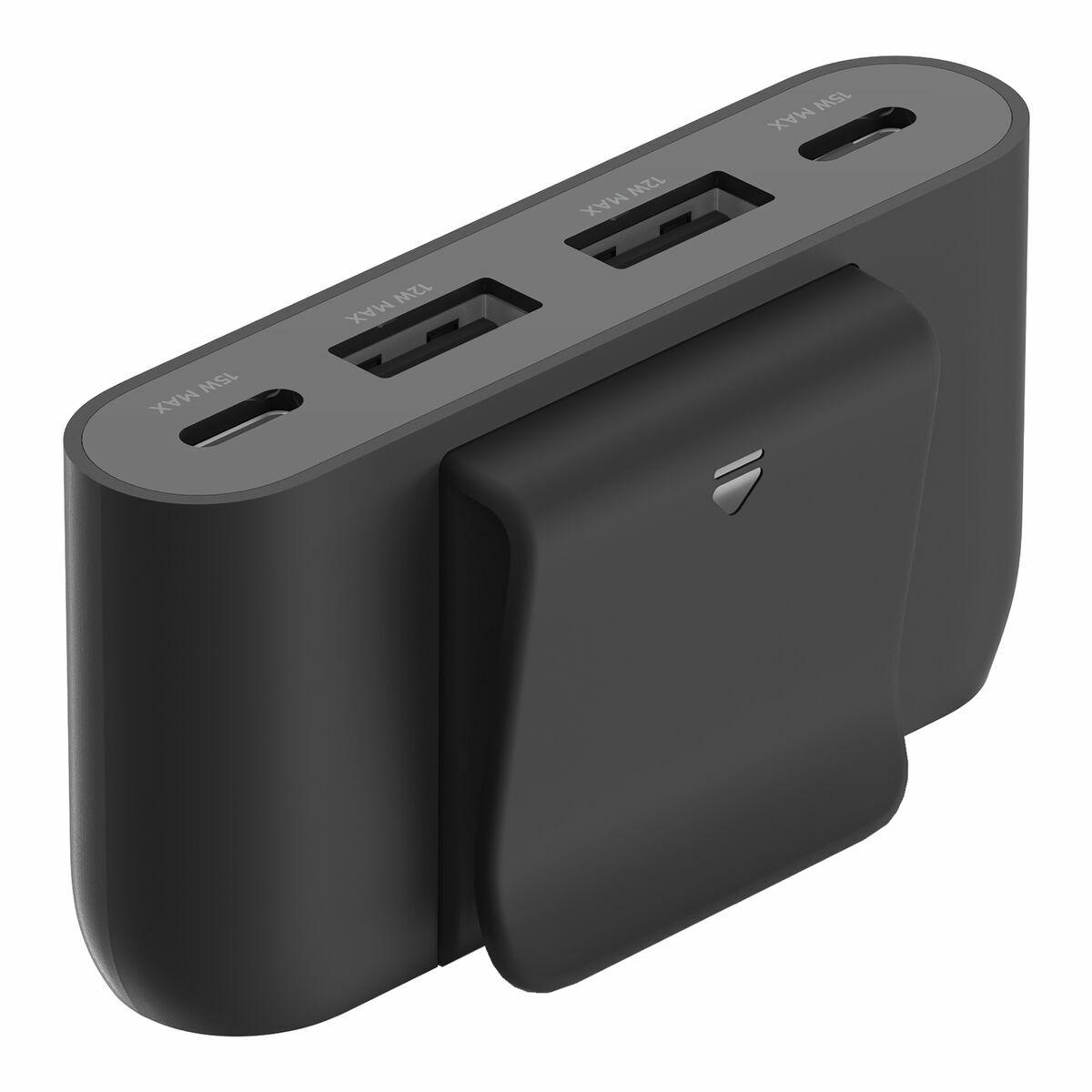 Hub USB Belkin BUZ001BT2MBKB7 Negro