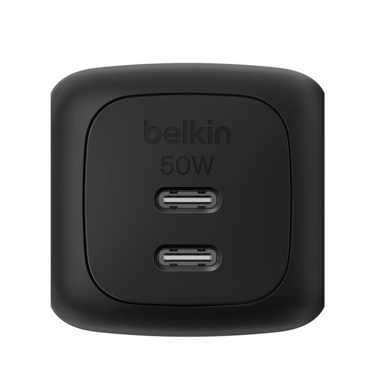 Cargador de Pared Belkin WCH019KQBK Negro 50 W