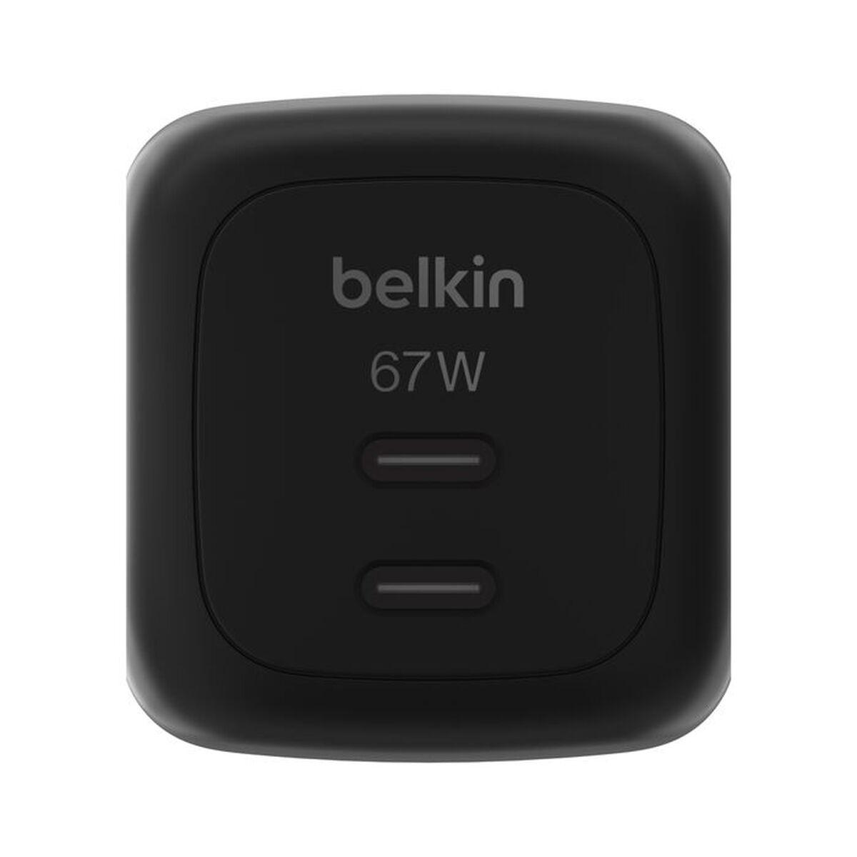 Cargador de Pared Belkin WCH020KQBK Negro