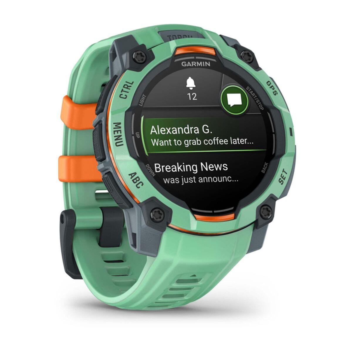 Smartwatch Garmin Instinct 3 AMOLED Negro Verde 1,2" 45 mm Ø 45 mm (3 Unidades)