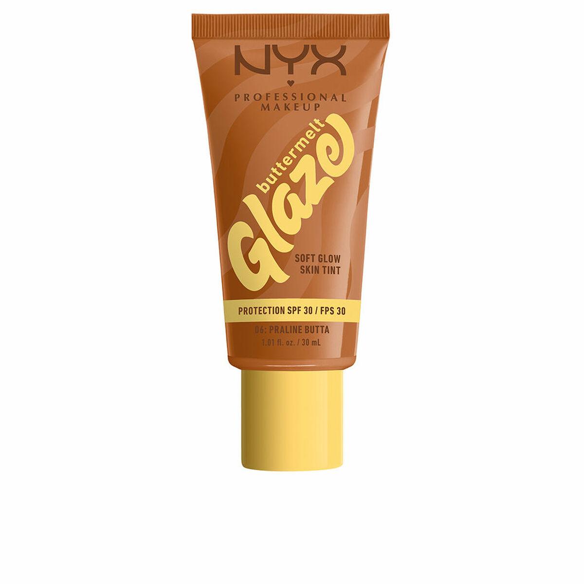 Protector Solar Facial NYX BUTTERMELT GLAZE Nº 06-Praline Butta Spf 30 30 ml