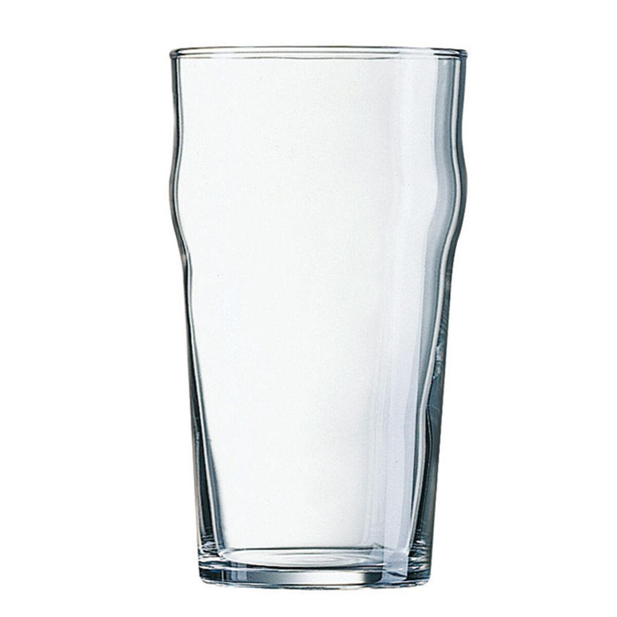 Vaso para Cerveza Arcoroc Nonic Transparente Vidrio (24 Unidades)