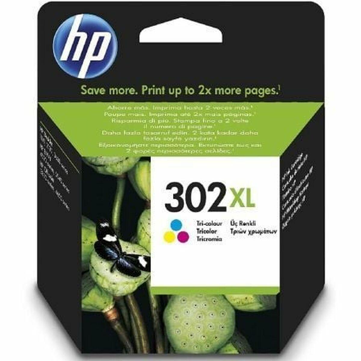 Cartucho de Tinta Original HP 302XL Multicolor Tricolor