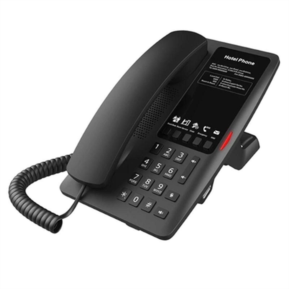Teléfono Fijo Fanvil H4W Negro