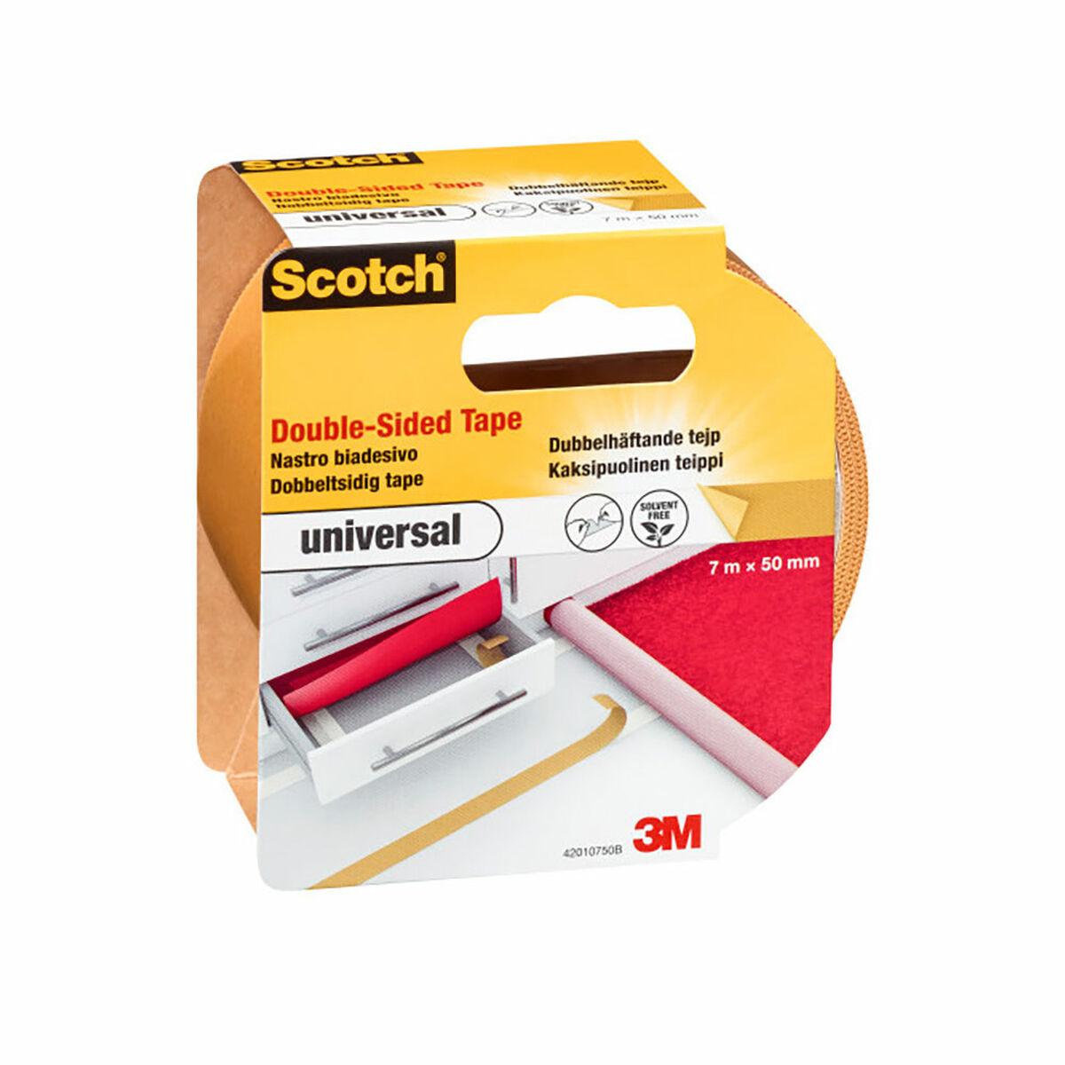 Cinta de Doble Cara Scotch Blanco 7 m x 50 mm