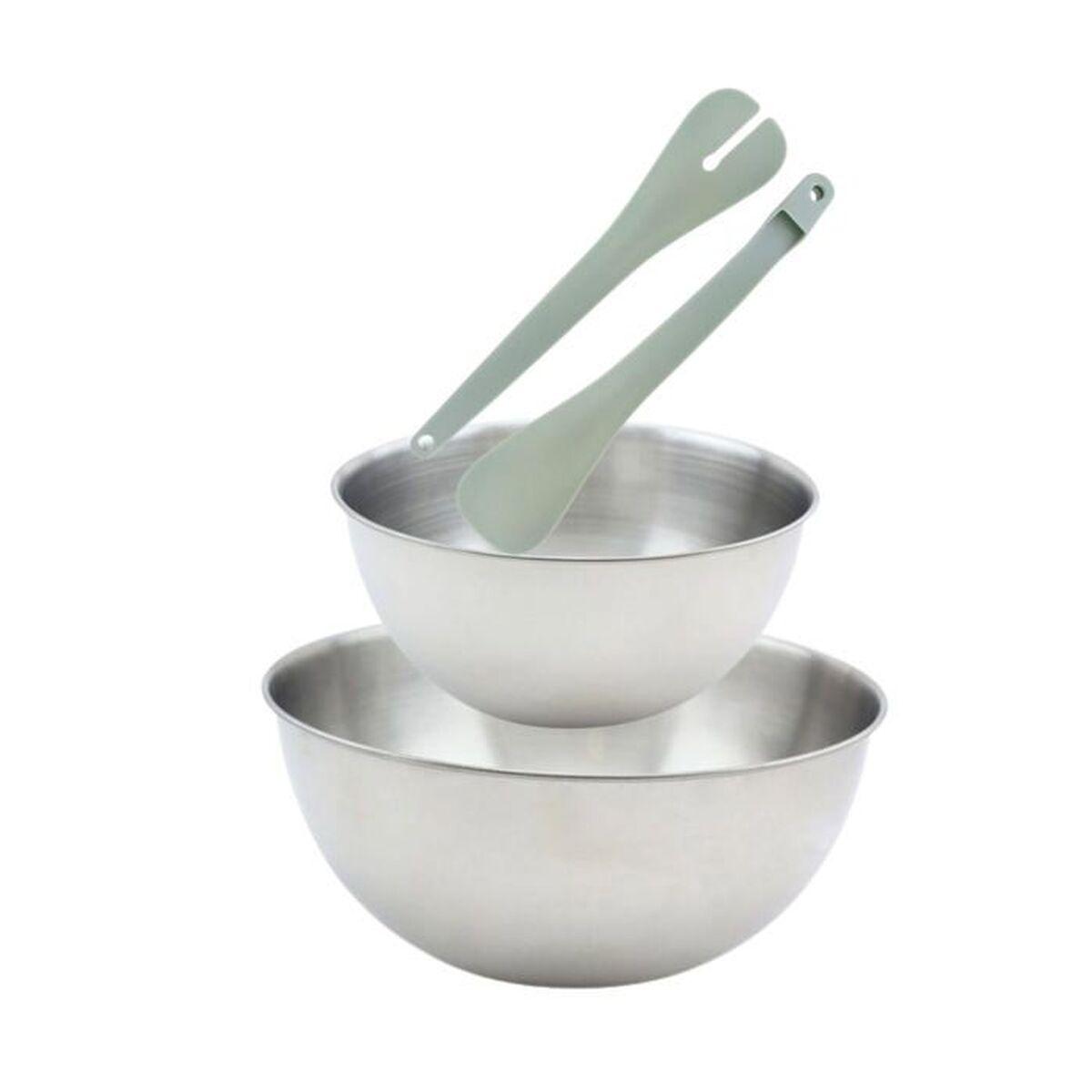 Ensaladera Fackelmann Vert Acero Inoxidable Plástico 49 X 15 X 30 CM 2 Piezas
