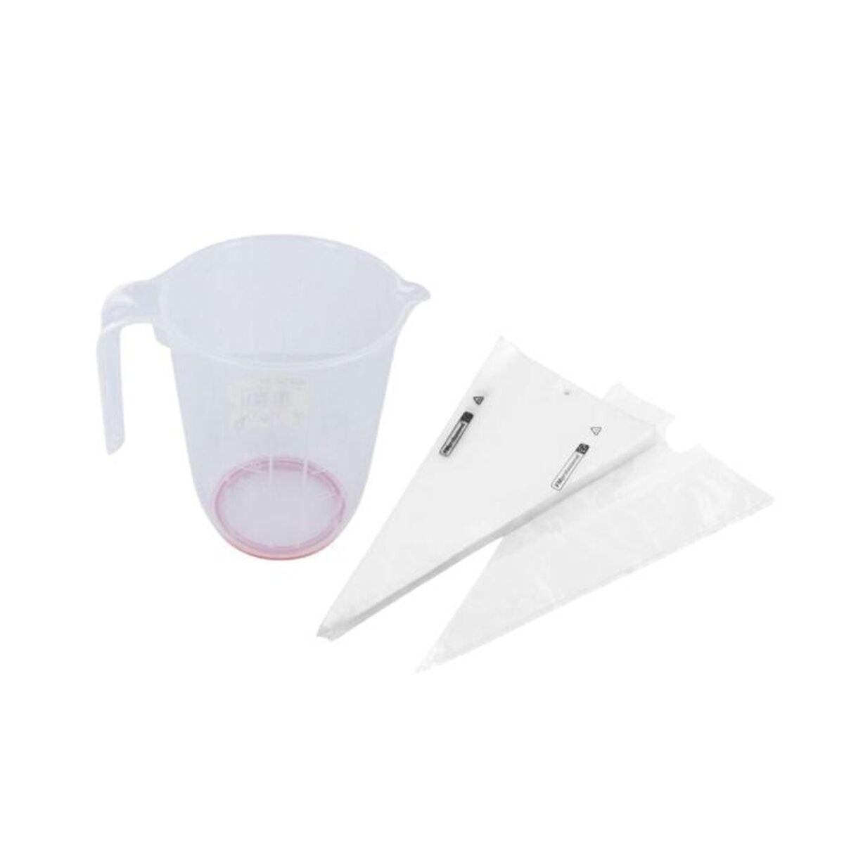 Manga Pastelera FM Professional Transparente Manga Pastelera Vaso medidor 1 L