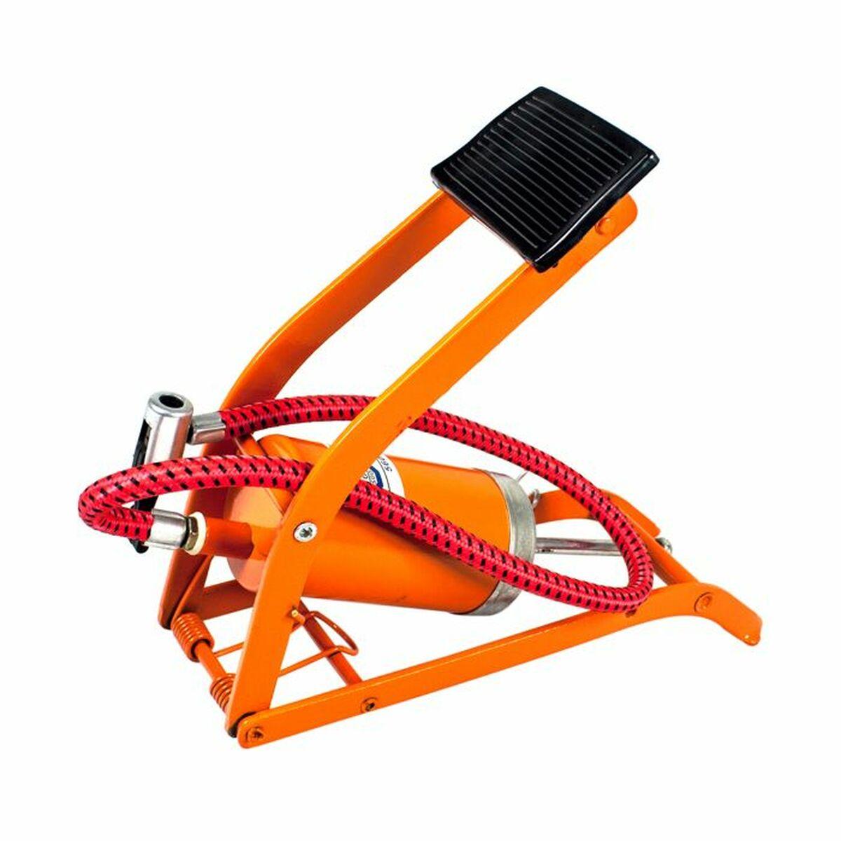 Bomba de Aire de Pie Precision Steel Naranja