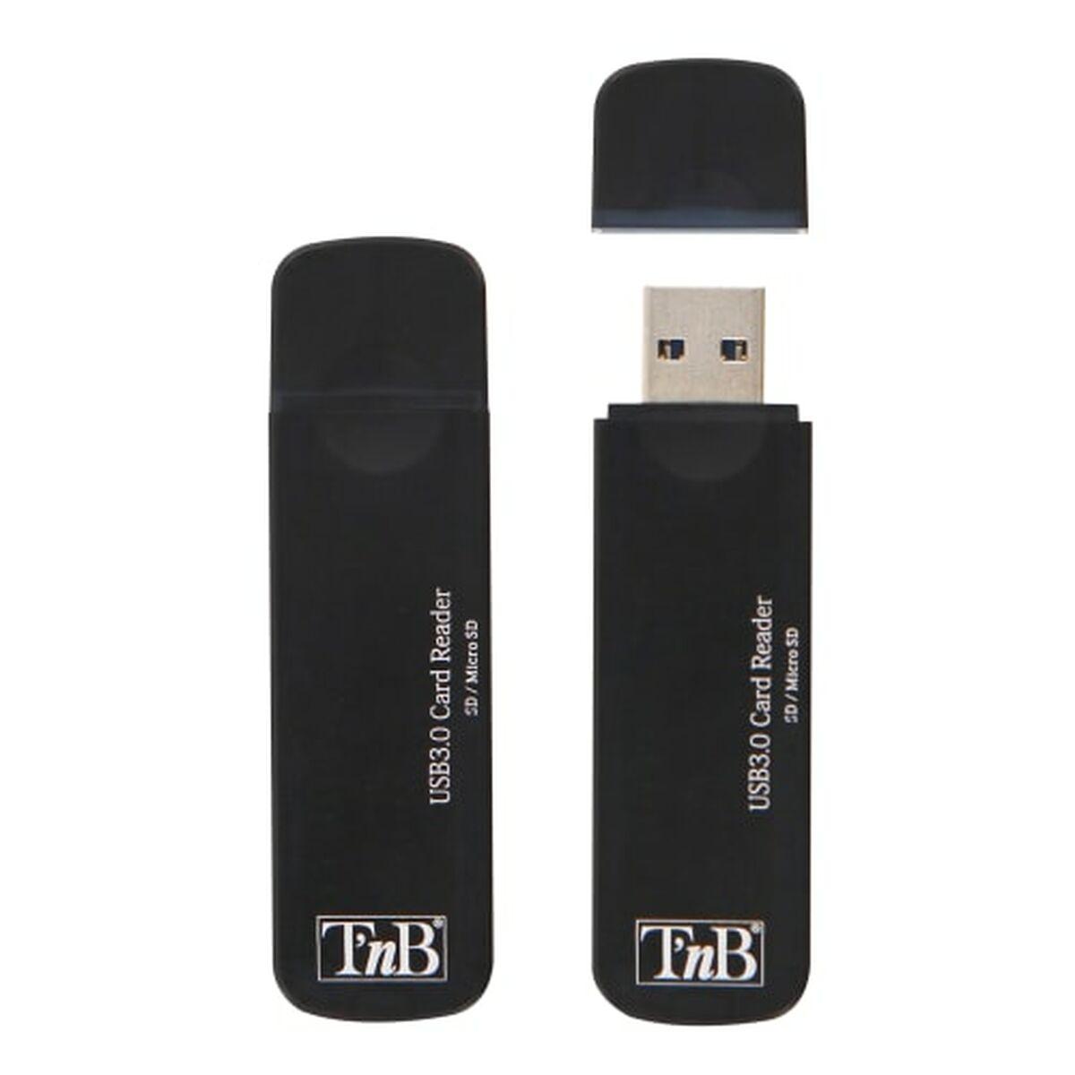 Lector de Tarjetas Externo T'NB DCPOCKETSD1 Negro