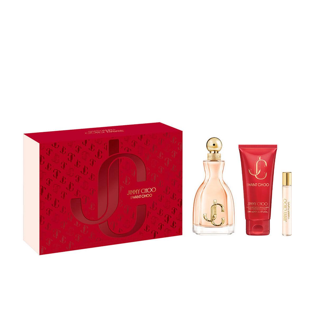 Set de Perfume Mujer Jimmy Choo I WANT CHOO 3 Piezas