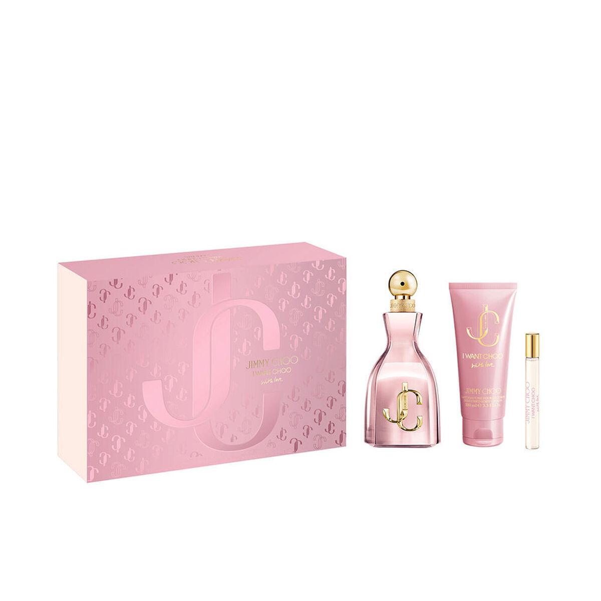 Set de Perfume Mujer Jimmy Choo I WANT CHOO 3 Piezas