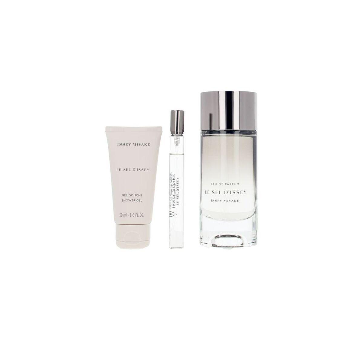 Set de Perfume Hombre Issey Miyake LE SEL D'ISSEY 3 Piezas