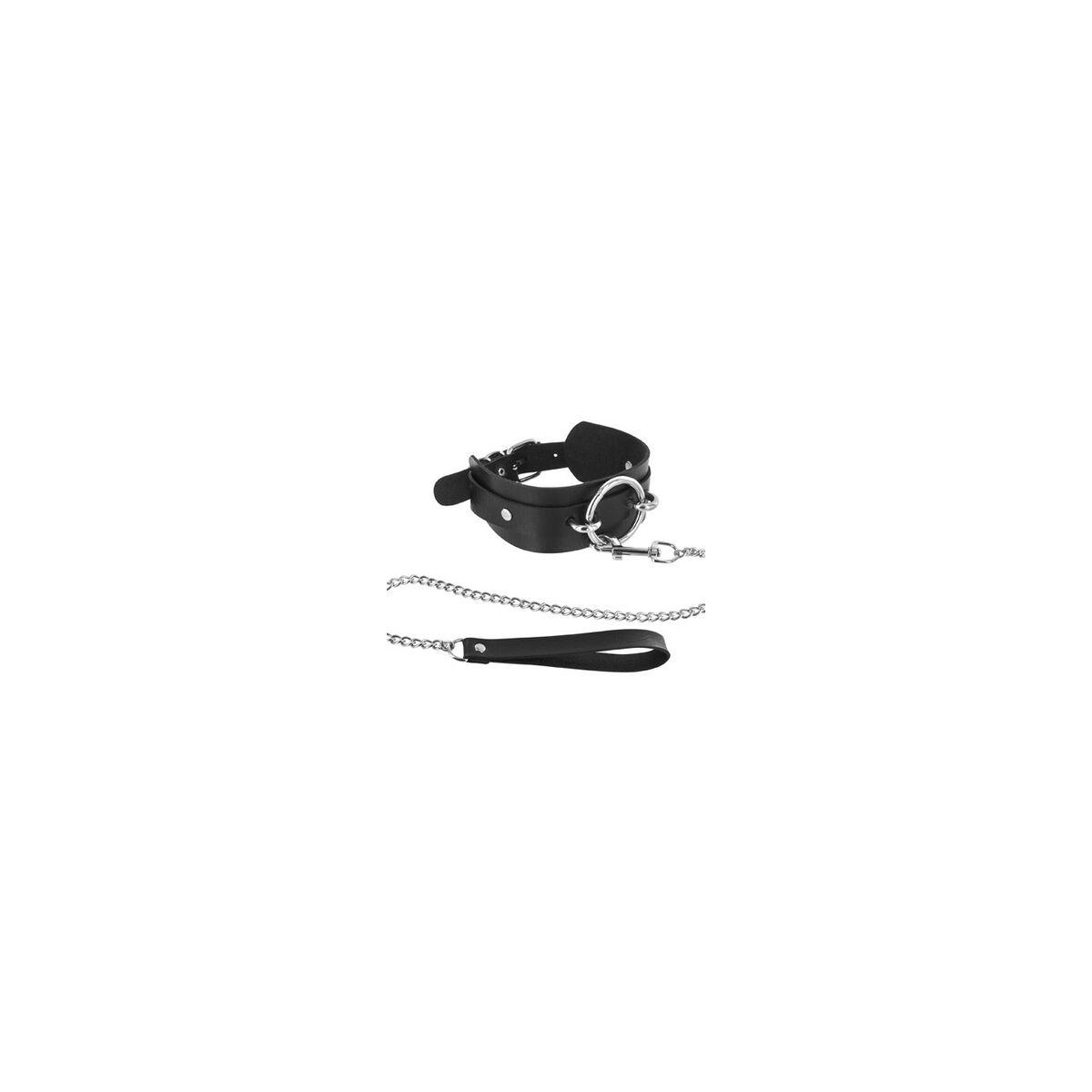 Collar con Correa Fetish Tentation Negro