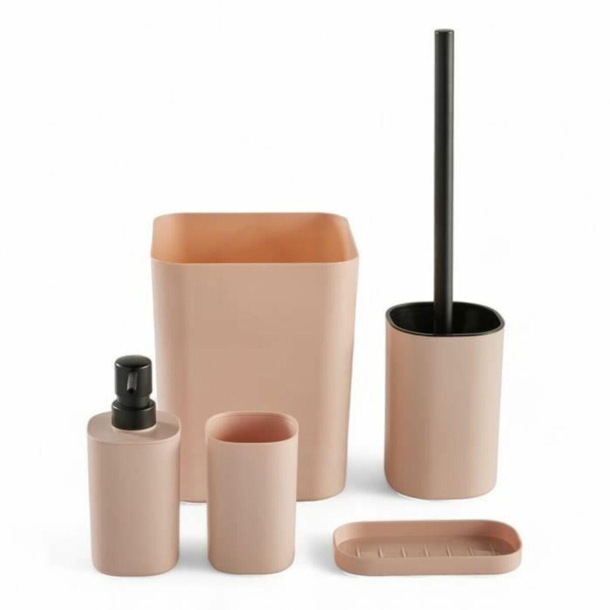Set de Baño TODAY HOY Rosa Plástico Moderno (5 Unidades)
