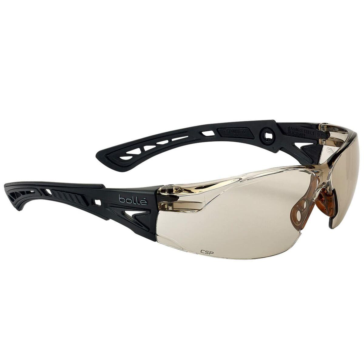 Gafas de seguridad Bollé Rush Small Copper Negro Transparente Policarbonato