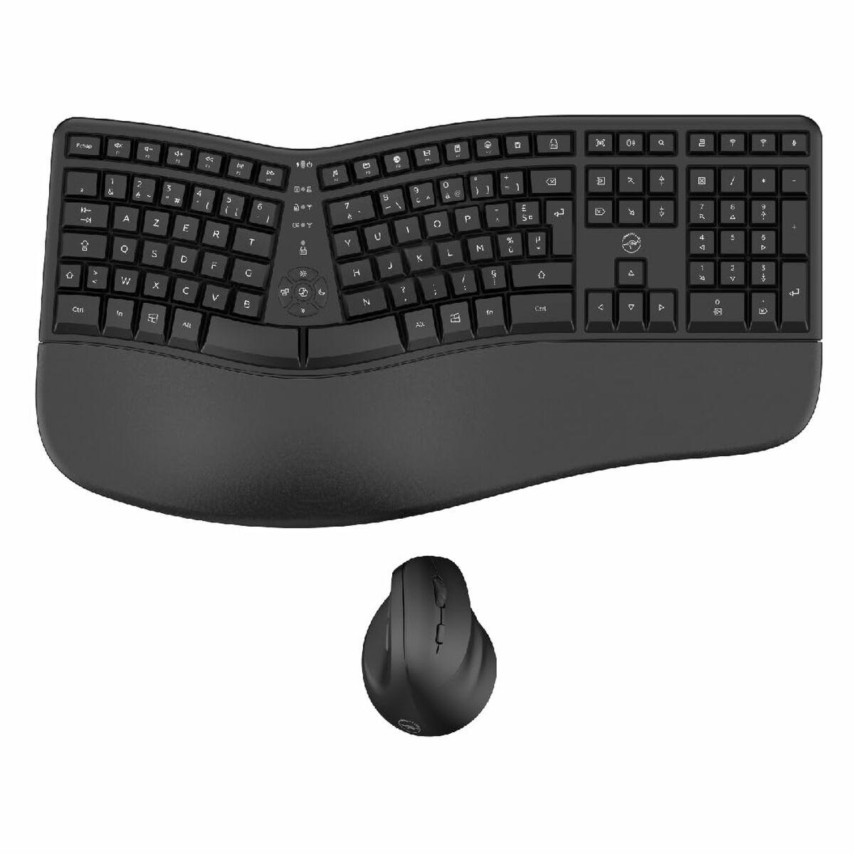 Teclado y Ratón Mobility Lab Ergo C30W Negro