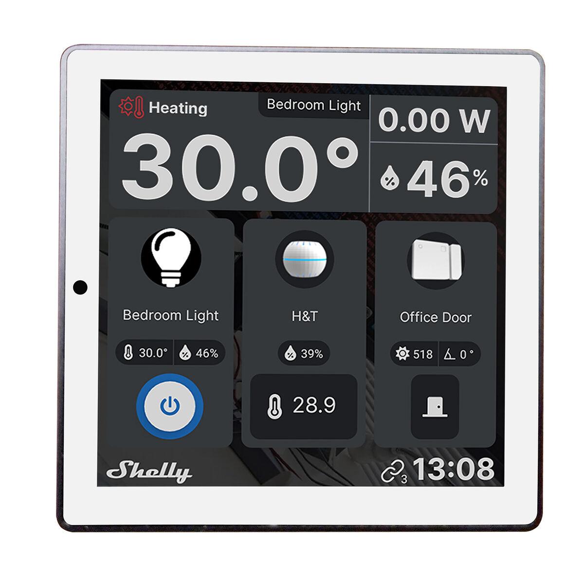 Shelly panel de control pantalla color 4",blanco marfil