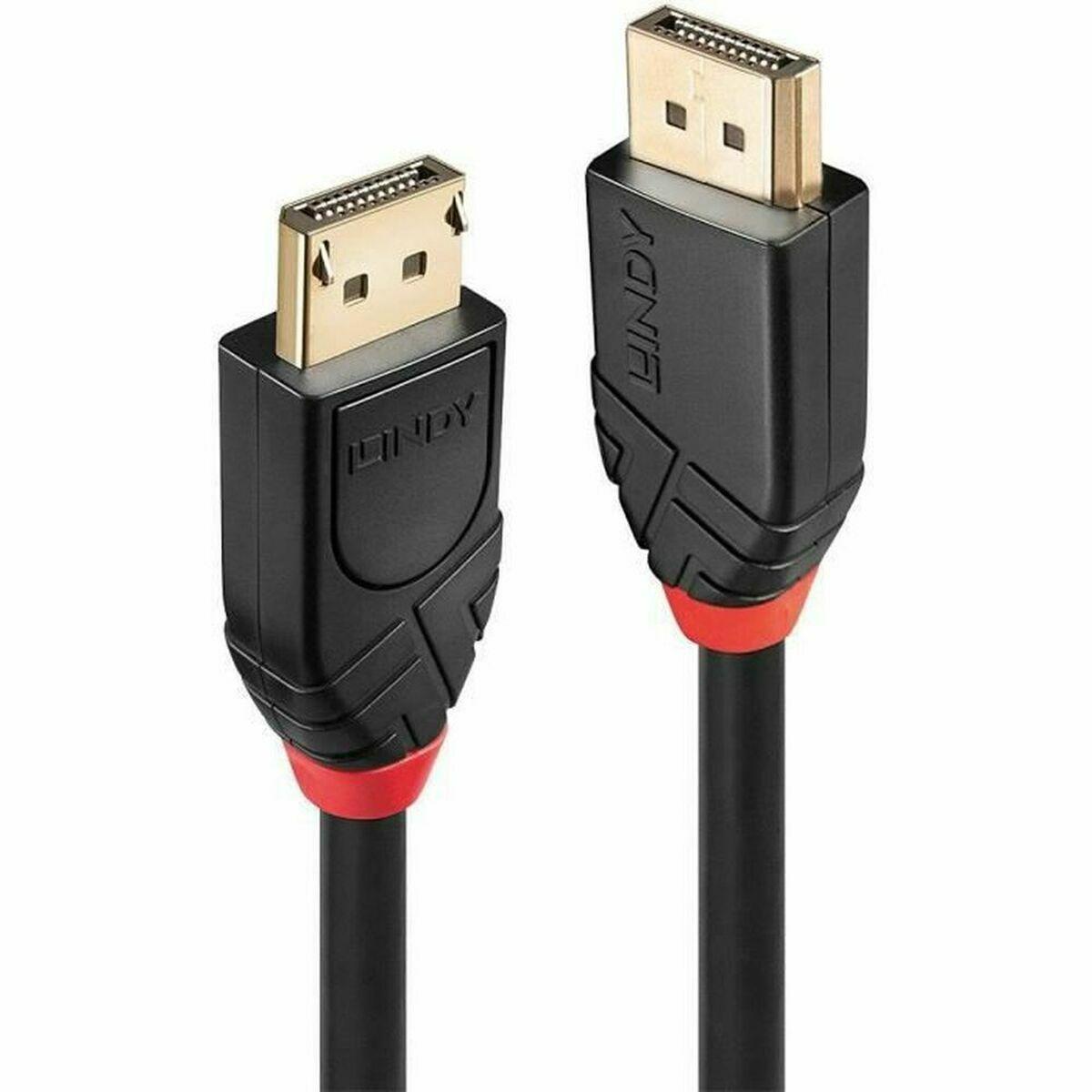 Cable DisplayPort LINDY 15 m Negro