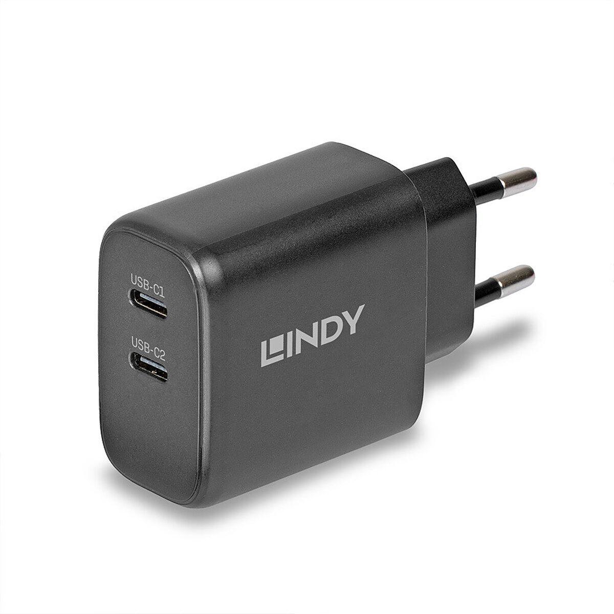 Cargador de Pared LINDY Negro 65 W