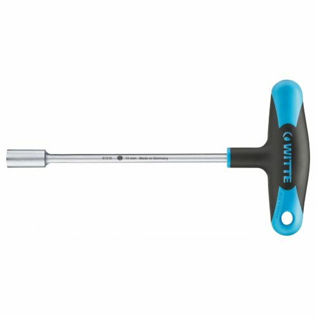 Llave de vaso hexagonal WITTE PRO 6 mm Hexagonal Forma de T