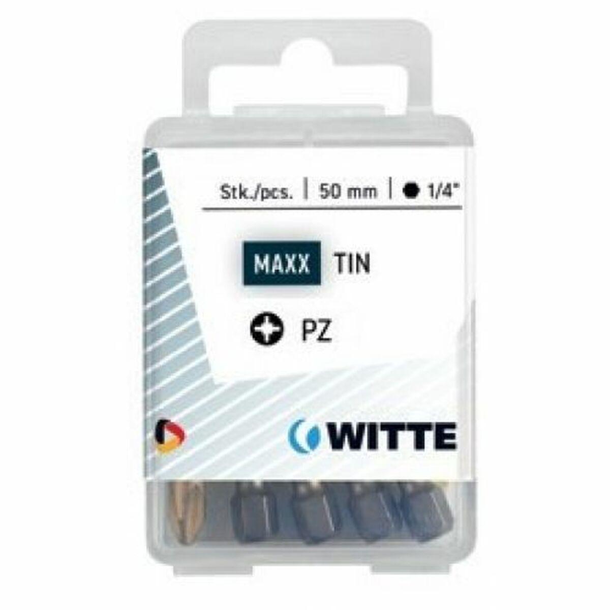 Juego de puntas WITTE Pozidriv PZ2 5 Unidades