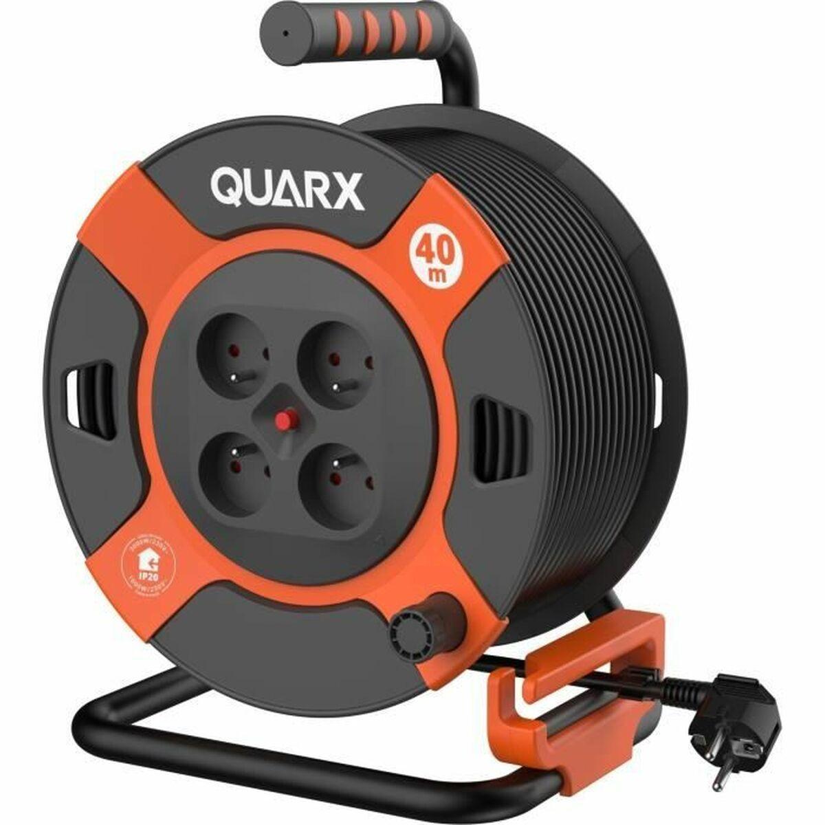 Cable alargador QUARX H07RN-F Negro 40 m