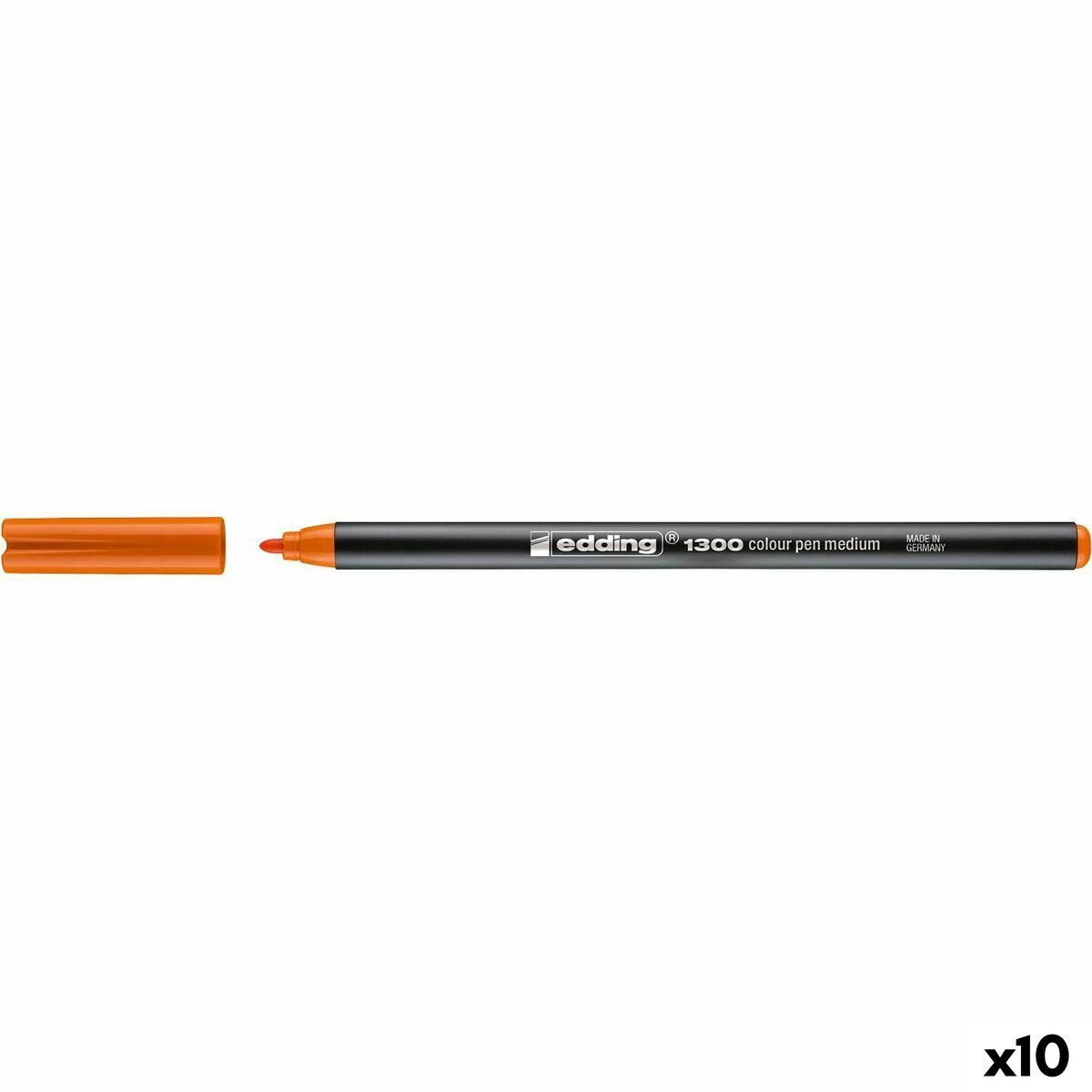 Rotulador Edding Naranja (10 Unidades)