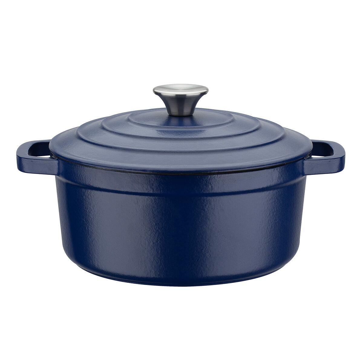 Olla GSW 717274 Azul Blanco Acero 2 Piezas