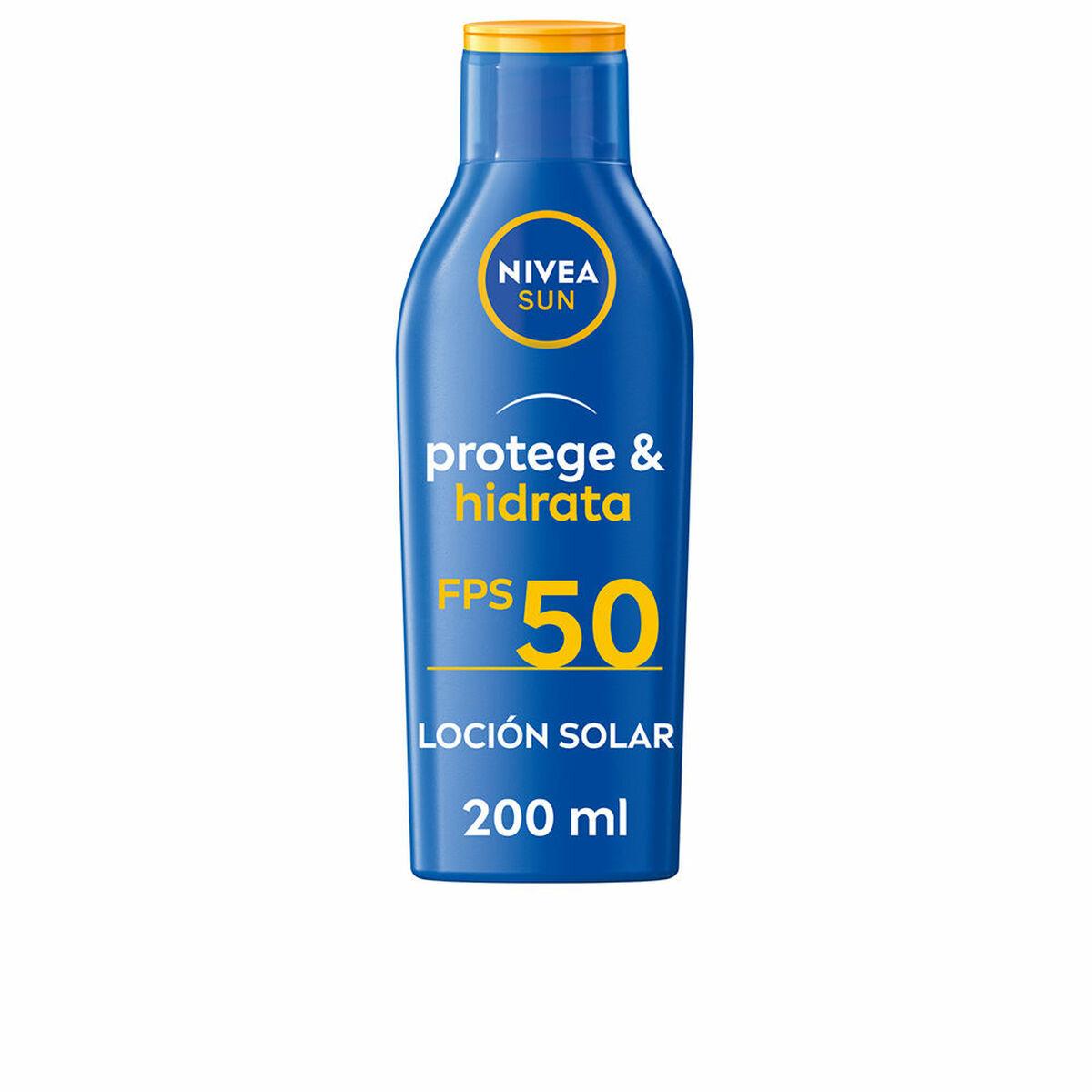 Loción Solar Nivea SUN PROTEGE&HIDRATA Spf 50+ 200 ml