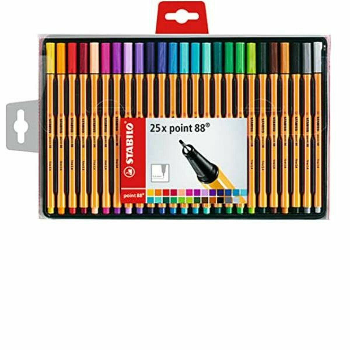 Set de Rotuladores Stabilo 8825-1 Multicolor (25 Unidades)